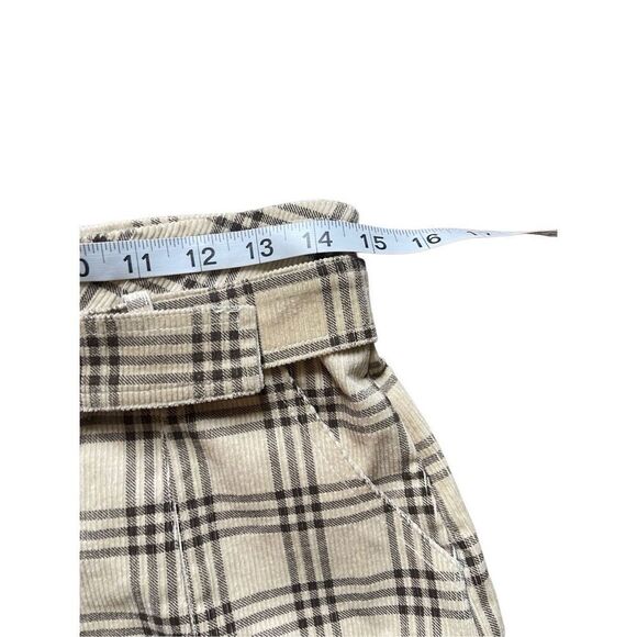 Altar’d State Plaid Corduroy Shorts – Size M - Picture 4 of 6